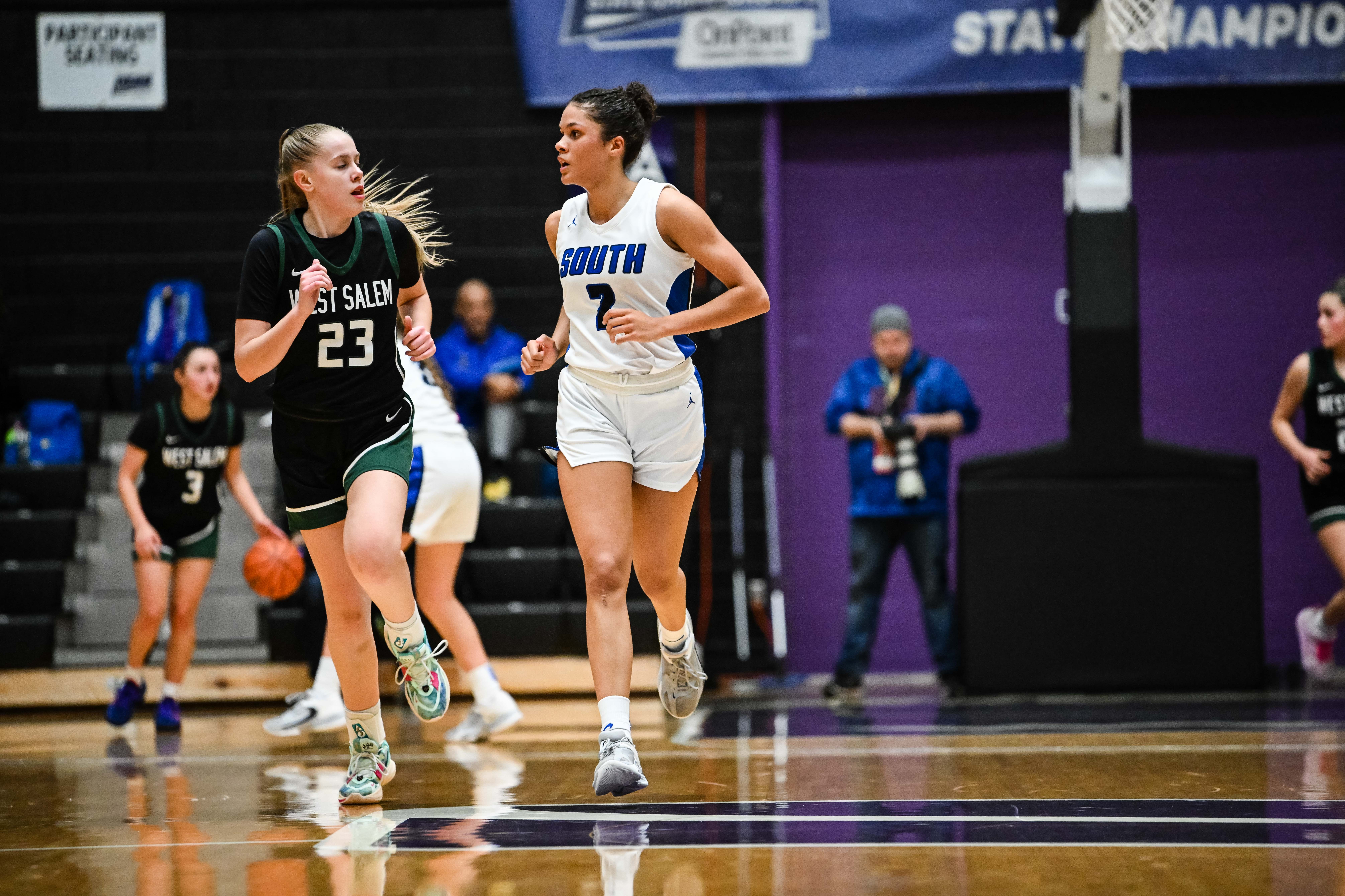 South Medford West Salem 6A Oregon girls basketball quarterfinal Naji Saker -33